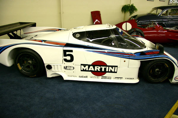 Lancia LC-2 Martini Racing Group Race Car (1983) at Auto Collection at Imperial Palace. Las Vegas, NV.