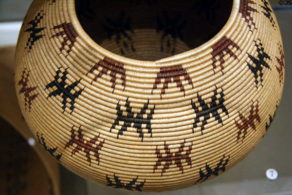 Degikup Native American basket (1900) by Datsolalee at Nevada State Museum. Carson City, NV.
