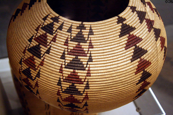 Degikup Native American basket (1919) by Datsolalee at Nevada State Museum. Carson City, NV.
