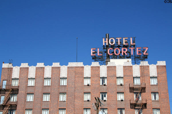 El Cortez Hotel (1931) (239 West Second St.). Reno, NV. Style: Art Deco. Architect: George Ferris & Lehman A. 
