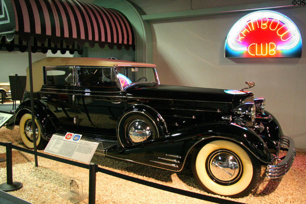 Cadillac Series 452C All Weather Phaeton (1933) of Detroit at National Automobile Museum. Reno, NV.