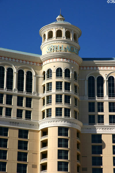 Central tower of the Bellagio. Las Vegas, NV.