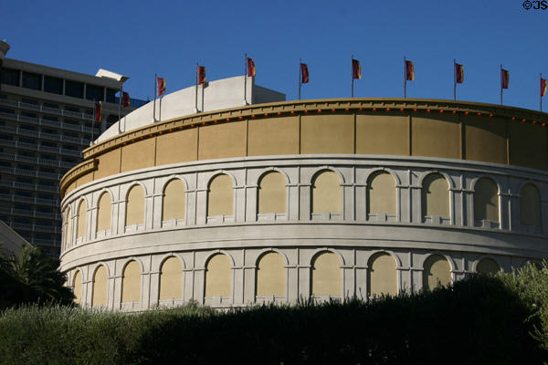 Caesars Palace building patterned on Roman Coliseum. Las Vegas, NV.