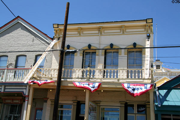 Italianate heritage shop front (S. C St. near Union). Virginia City, NV.
