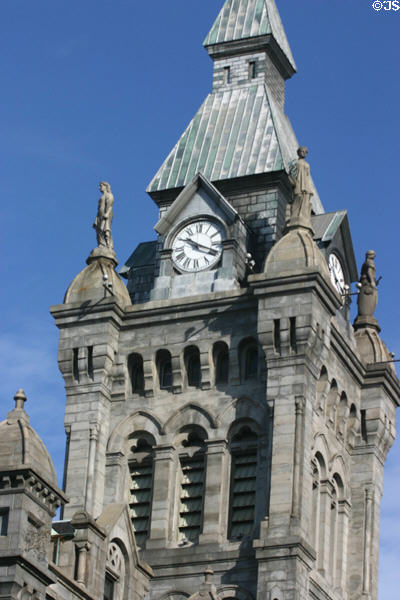 Erie County Hall tower spire. Buffalo, NY.