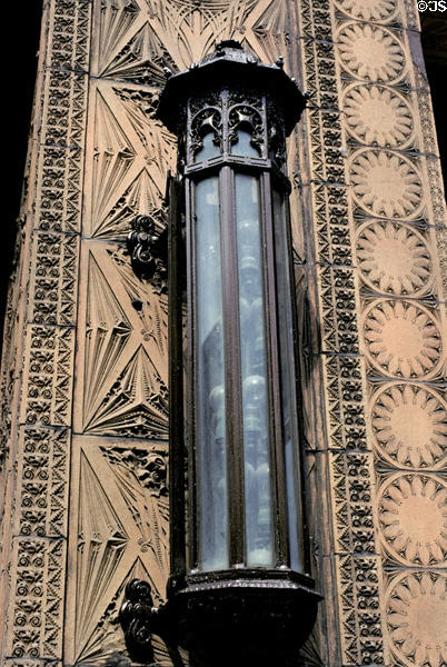 Lamp & Terra-cotta detail of Guaranty / Prudential Building. Buffalo, NY.