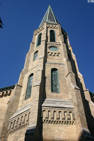 Westminster Presbyterian Church tower (1859) (724 Delaware Ave.) 56m 185ft. Buffalo, NY. Architect: H.M. Wilcox.
