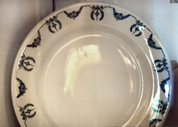 Larkin porcelain plate given as gift premiums at Graycliff. Buffalo, NY.