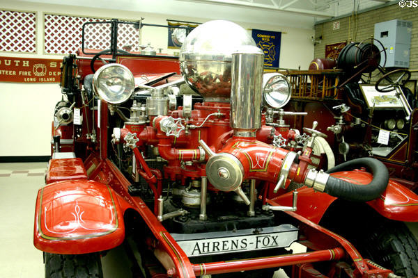 Ahrens-Fox pumper truck (1928) at FASNY Museum of Firefighting. Hudson, NY.