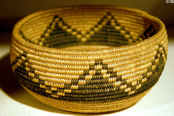 Apache basket (c1920) at Rockwell Museum of Art. Corning, NY.