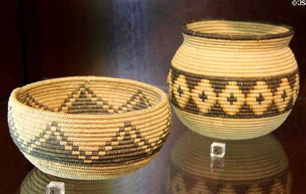 Apache baskets (early 20thC) at Rockwell Museum of Art. Corning, NY.