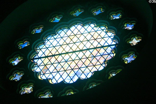 Tiffany windows in Presbyterian Church. Irvington, NY.
