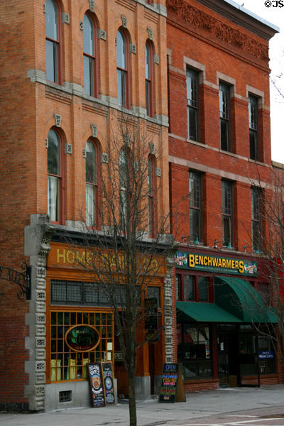Heritage commercial buildings (143-137 E State St.). Ithaca, NY.