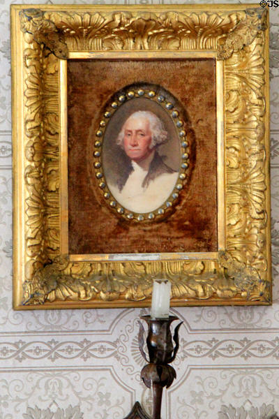 Portrait of George Washington at Grant Cottage SHS. Wilton, NY.