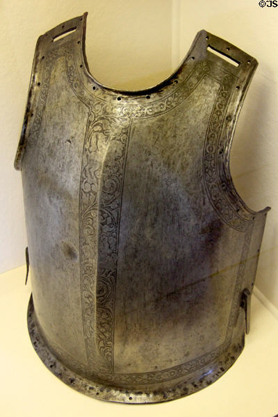 French soldier's breastplate (17thC) at Fort Ticonderoga. Ticonderoga, NY.