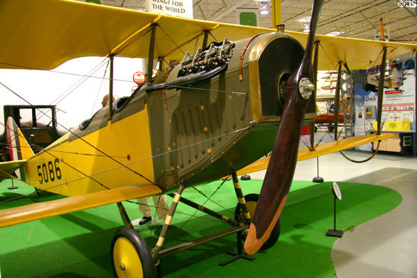 Curtiss JN-4D "Jenny" (1917), used for barnstorming & training after WW I at Curtiss Museum. Hammondsport, NY.