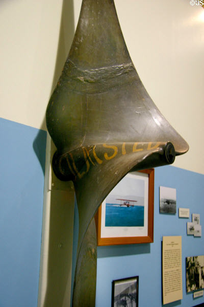 Olmstead experimental propeller (1914) at Curtiss Museum. Hammondsport, NY.