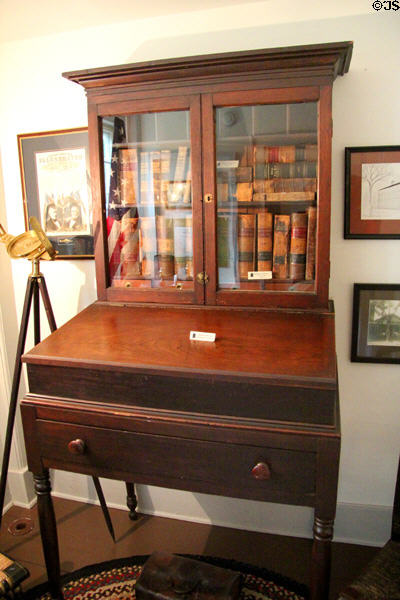 Millard Fillmore's standing law desk at Millard Fillmore House. East Aurora, NY.