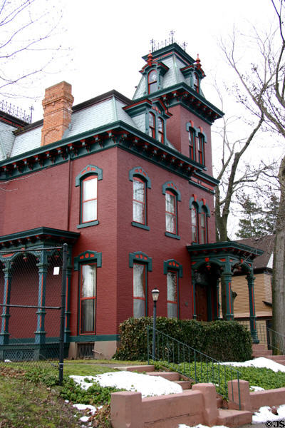Italianate style heritage house (1866) (97 Adams St.). Rochester, NY.