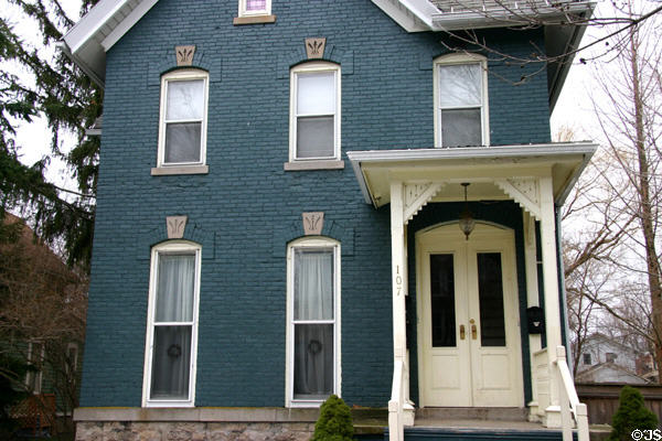 Gothic revival style heritage house (1870) (107 Adams St.). Rochester, NY.
