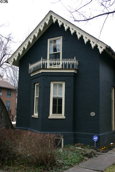 Gothic revival style heritage house (1860) (42 Atkinson St.). Rochester, NY.