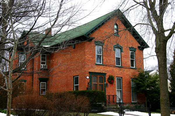 Gothic revival style heritage house (1835) (35 Atkinson St.). Rochester, NY.