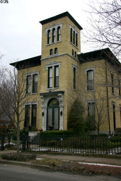 Italianate style heritage house (1860) (20 Atkinson St.). Rochester, NY.