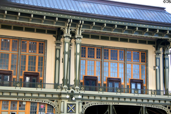 Whitehall Ferry Terminal now Battery Maritime Building [aka Municipal Ferry Pier] (1909) (11 South St.). New York, NY. Style: Beaux Art. Architect: Walker & Morris or Frederick Snare.