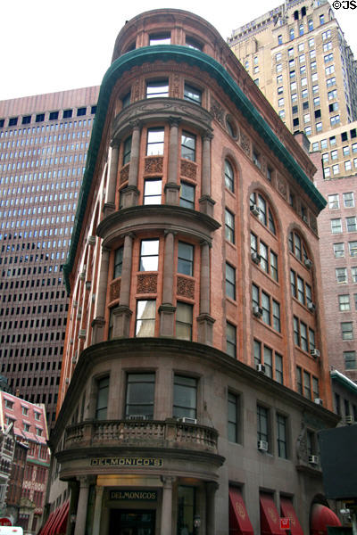 Delmonico Restaurant Building (1891) (56 Beaver St.). New York, NY. Architect: James Lord Brown.