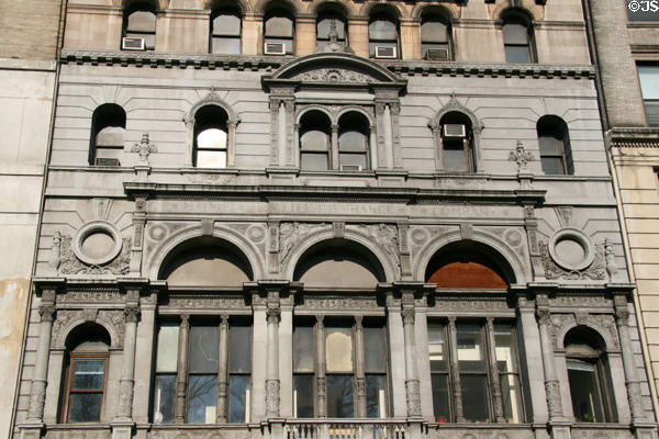 Arched facade of Home Life Insurance Company Building. New York, NY.