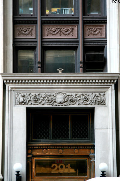 Portal of East River Savings Institution Building (291 Broadway). New York, NY.