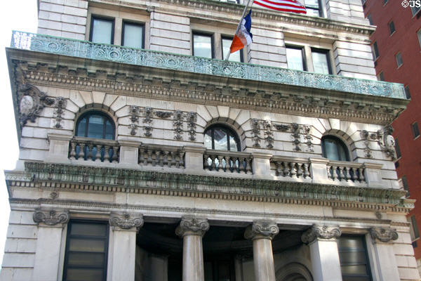 Balconies of former New York Life Insurance Building. New York, NY.