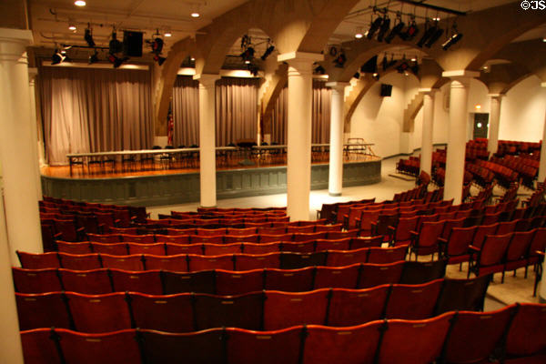 Cooper Union auditorium has hosted speakers like Abraham Lincoln (1860) & Mark Twain. New York, NY.