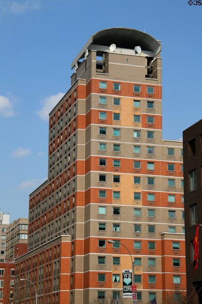 NYU Alumni Hall (33 3rd Ave. at 9th St.) (16 floors). New York, NY.