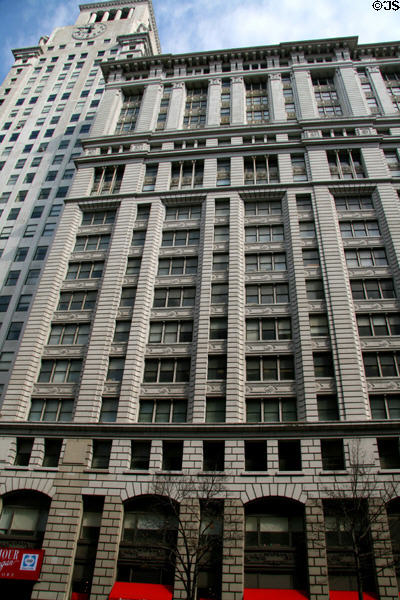 Facade of Consolidated Gas Building. New York, NY.