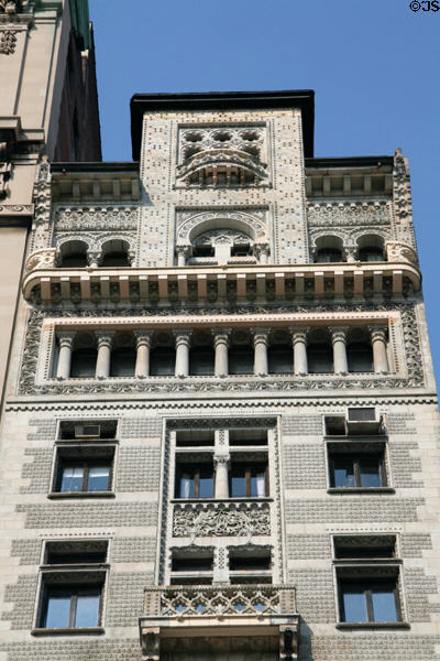 Decker Building (now Union Building) (1893) (33 Union Square West). New York, NY. Style: Moorish. Architect: John H. Edelmann. On National Register.