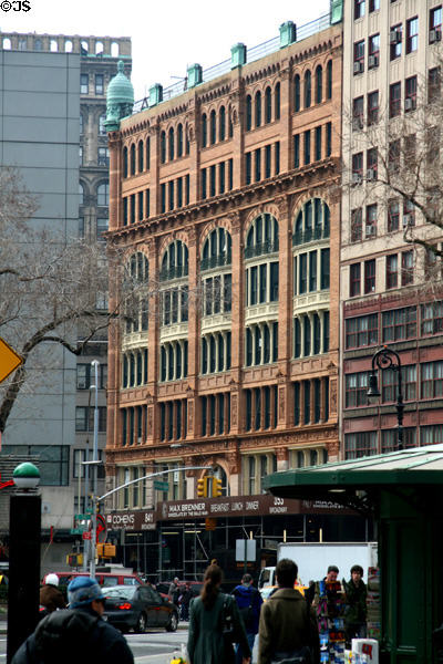Cornelius Roosevelt Building (1894) (841 Broadway off Union Sq.). New York, NY. Style: Victorian Romanesque.