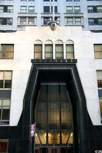 Portal of Chrysler Building. New York, NY.