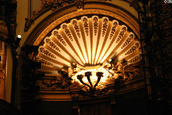 Gilded niche in Palace Theater. New York, NY.