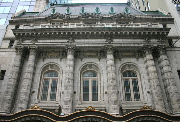 Lyceum Theater (1902-3) off Times Square on 45th St. New York, NY. Architect: Herts & Tallant.