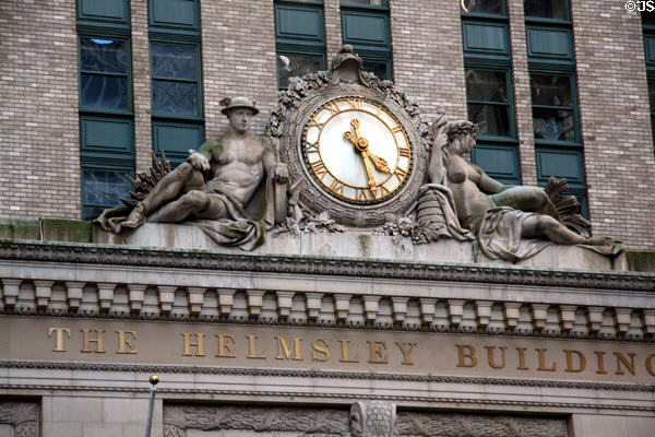 Clock on New York Central Building (now Helmsley Building). New York, NY.