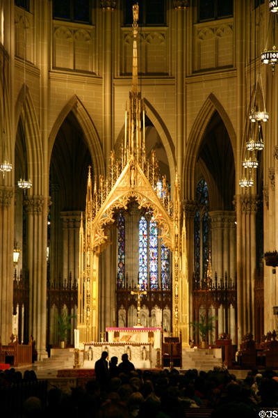 Apse of St. Patrick's Cathedral. New York, NY.