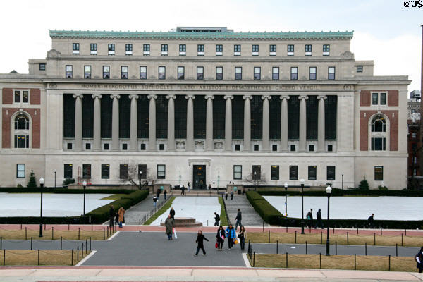 Butler Library (1934) at Columbia University. New York, NY.