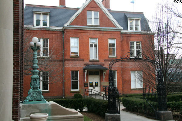 Buell Hall (La Maison Française) remains of 19th C asylum at Columbia University. New York, NY.