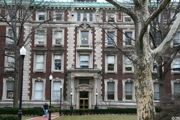 Lewisohn Hall at Columbia University. New York, NY. Architect: Arnold Bruner.