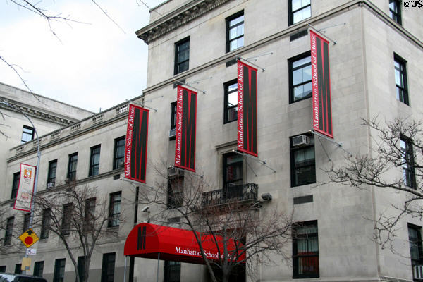 Manhattan School of Music at Columbia University. New York, NY.