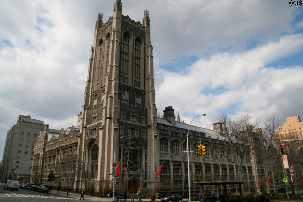 Union Theological Seminary (1910) (W. 120th St. & Broadway). New York, NY. Architect: Allen & Collens. On National Register.