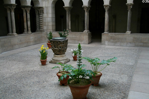 Saint-Guilhem-le-Désert Cloister (late 12thC) from Montpellier, France at The Cloisters. New York, NY.