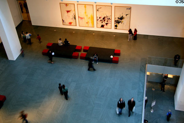 Atrium of Museum of Modern Art. New York, NY.