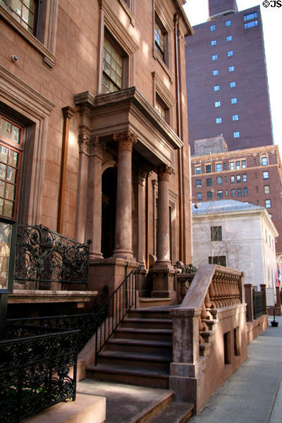 Italianate brownstone house (1852) (231 Madison Ave.) now part of Pierpont Morgan Library. NY.
